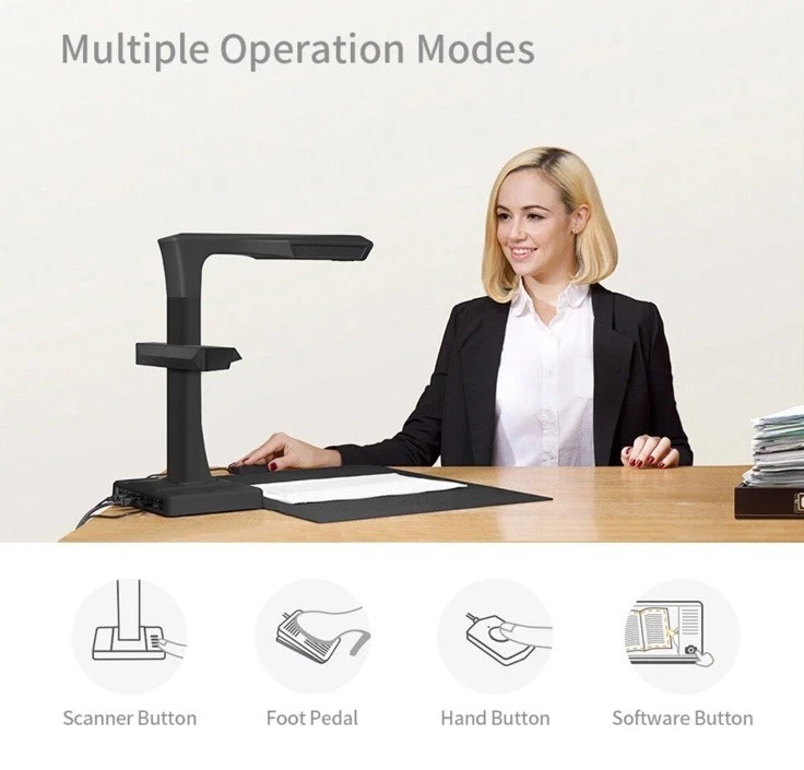 CZUR ET16 Plus Book & Document Scanner with Smart OCR for Mac and Windows - Image 4 of 4