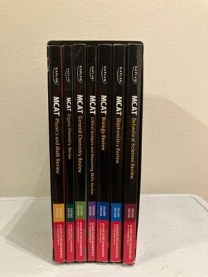 Kaplan MCAT Complete 7-Book Subject Review Second Edition Box Set
