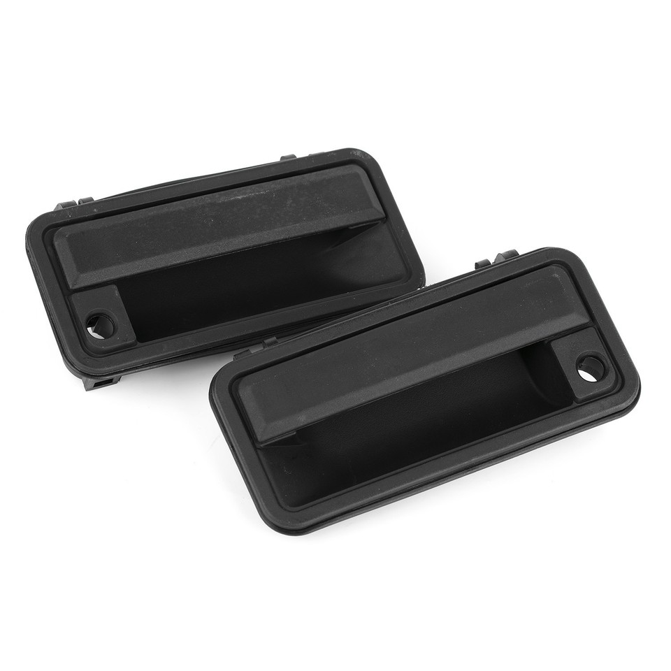 Paire Poignées De Porte Extérieures Noires Pour Chevy GMC Silverado Sierra 1995-1999
