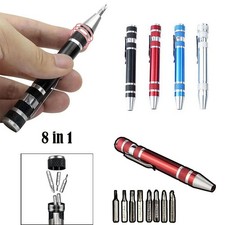 Multifunction 8 in 1 Pocket Precision Mini Screwdriver Pen Mobile Phone Repair H