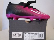 Adidas X Speedportal.2 FG Firm Ground Soccer Cleats Pink/Metallic/Black Size 5