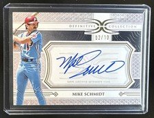 2025 Topps Definitive Mike Schmidt Legendary Auto Autograph Black #/10 Phillies