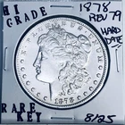 1878 REV 79 MORGAN SILVER DOLLAR HI GRADE U.S. MINT RARE KEY DATE COIN 8125