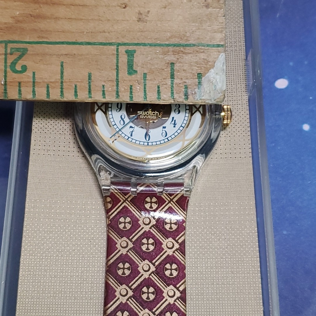 VTG 1994 SWATCH AUTOMATIC 'UZOR' SAK 122 Never Worn Wind Up