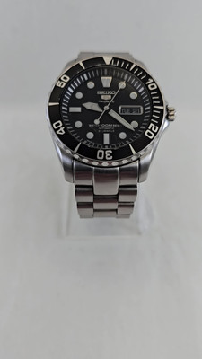 Seiko 5 Sport SNZF17 Black Dial Automatic Watch - 41mm | eBay