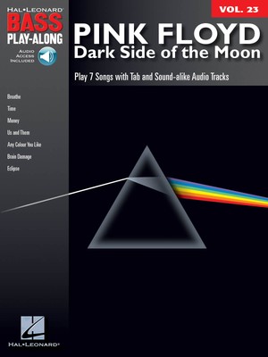 Pink Floyd Dark Side of Moon Bass Play-Along Vol 23 Bass Guitar Tab Book Audio