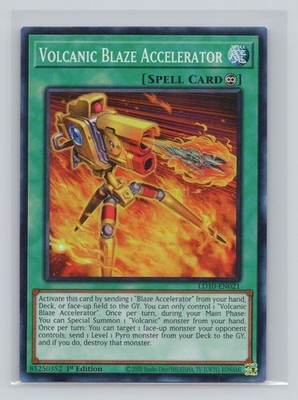 Volcanic Blaze Accelerator Super Rare Legendary Duelists: Soulburning Volcano LD