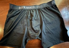 Duluth Trading Co Go Buck Naked SMOOTH Sport Boxer Brief Mens Underwear Large