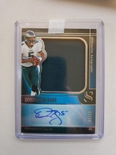 2025 Panini Silhouette Donovan McNabb Silhouette Patch Autographs /99