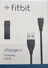 Genuine Fitbit ChargeHR Charging Cable Black New In The Box