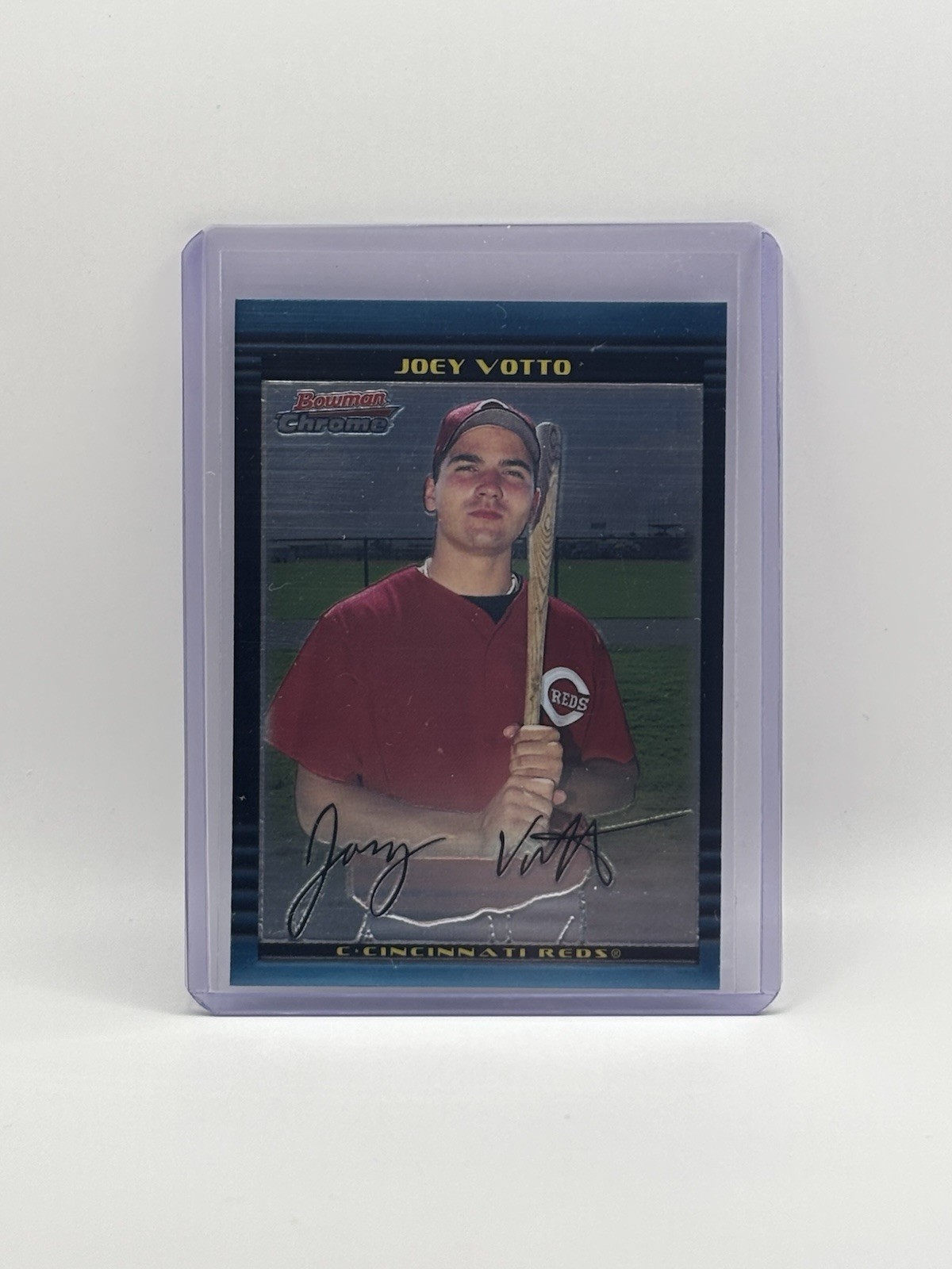 2002 Bowman Chrome Draft Picks Joey Votto Rookie #BDP44