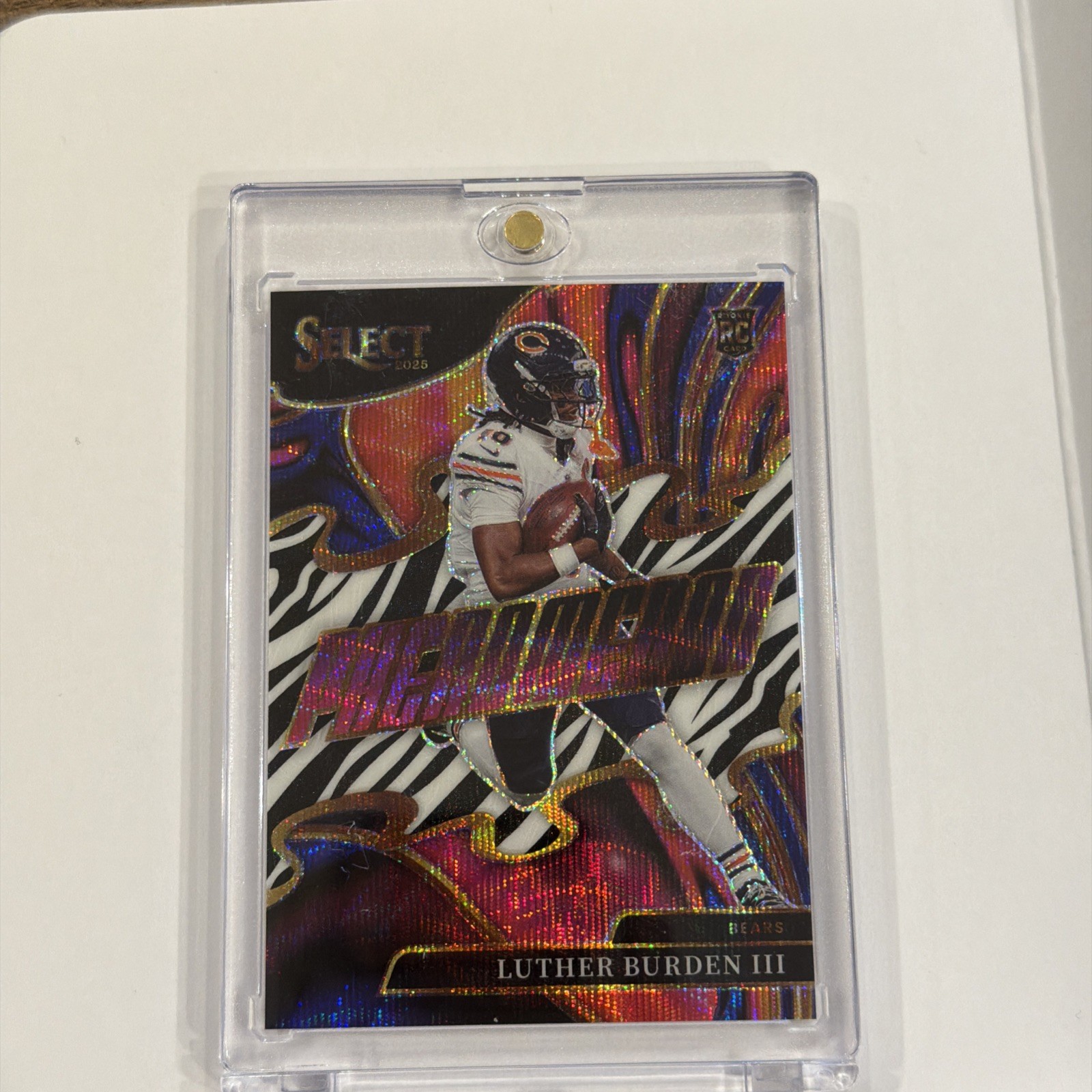 2025 Panini Select | Luther Burden III Rookie Phenomenon ZEBRA SSP