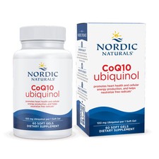 Nordic Naturals CoQ10 Ubiquinol - Coenzyme Q10, Increases Energy, 60 Ct
