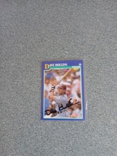 Dave Hollins Signed In Person 1991 Score Phillies Card A20