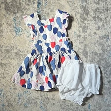 Petit Peony Size 18-24 Months Balloons And Madeline Dress With Bloomers