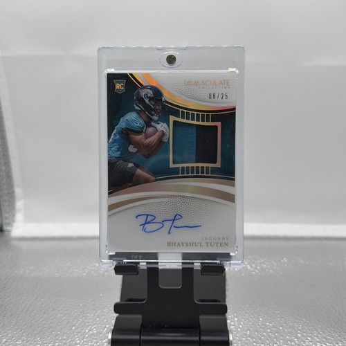 Panini 2025 Immaculate Bhayshul Tuten Jaguars Rookie Patch Auto #133 /25