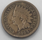 1864 Indian Head Cent – Historic U.S. Coin – Civil War Era – See Photos — photo 2