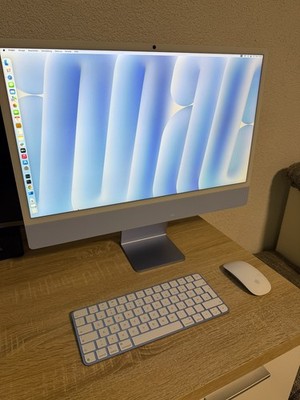 Apple iMac 24'' Modell mit M4 Chip 16GB RAM und 256GB SSD