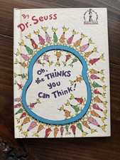 Dr. Seuss - Oh, The Thinks You Can Think - Beginner Books Vintage 1975 Hardcover