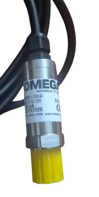 Omega PX309-100AI Pressure Transducer 0-100 PSIA 4-20mA - New Open Box w/ Certs