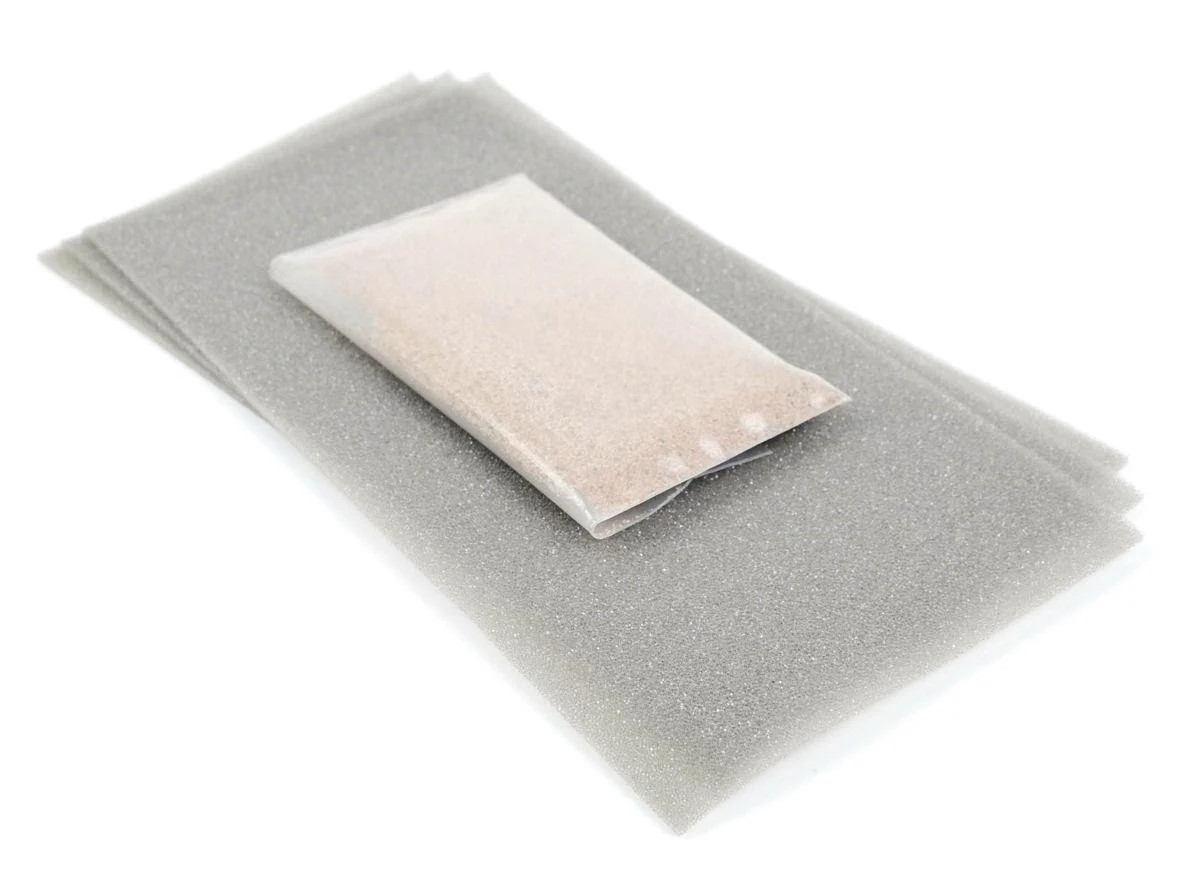Gaugemaster GM215 Point & Crossing Brown Ballasted Underlay Kit