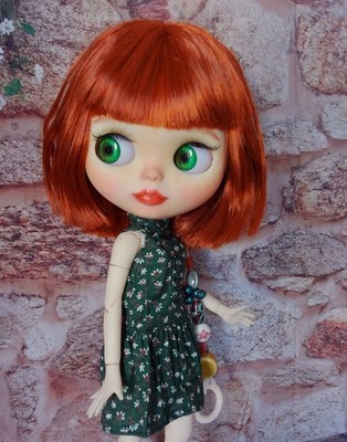 Blythe doll custom Orange Hair Blythe Doll by Daniela Mar