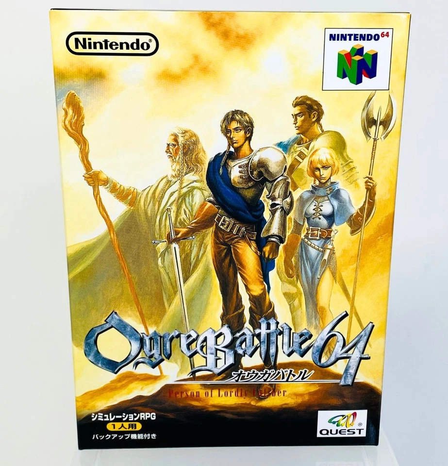OgreBattle 64 N64 Nintendo 64 JAPAN IMPORT Japanese BRAND NEW UNOPENED - Image 2 of 4