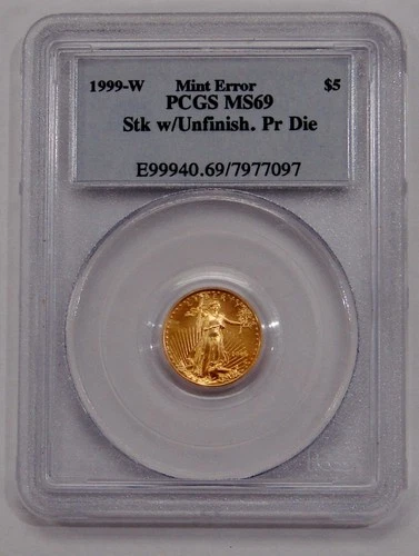 1999-W American Gold Eagle 1/10 oz — photo from the most recent tracked eBay sale