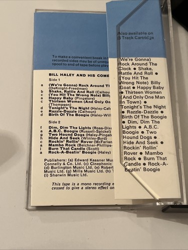 Bill Haley – Rock Around The Clock. Cassette Tape. MCA Coral. VG+/VG+ - Picture 13 of 19