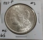 1921-P Flashy Gem BU Morgan Silver Dollar ~ 90% Silver #3