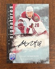 2008 Upper Deck Steven Reinprecht Be A Player Signature Card