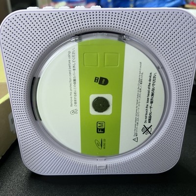 Portable w/ Bluetooth Wall Mountable & Desktop Stand CD Player FM Radio w/Remote