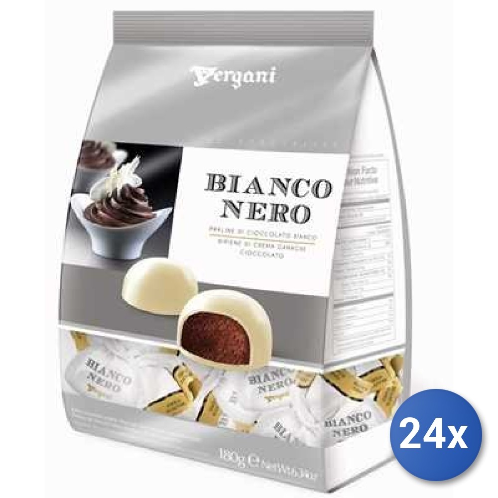 24X Multipack Vergani Praline Bianco Nero Gr180