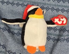 Zero Ty Jingle Beanies Baby New Ornament Plush Stuffed Toy Penguin Retro 2002
