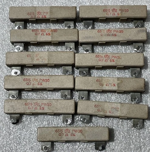 IRC 6515 0.7 Ohm  20 Watt 5% Tolerance Resistors.  Quantity Of 11
