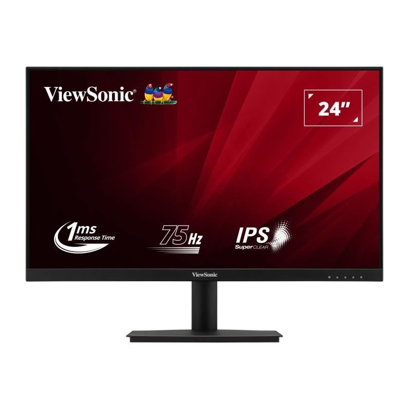 Écran PC IPS 1ms ViewSonic dalle réactive 75Hz pour un confort visuel net