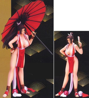 Figurine Mai Shiranui Figure King Of Fighters - YUJIN BLACK Version SR DX