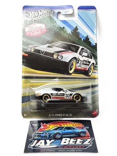 Hot Wheels 2026 NEW 1968 Vintage Club Alfa Romeo GTV6 30 (Promo C. Shipping)