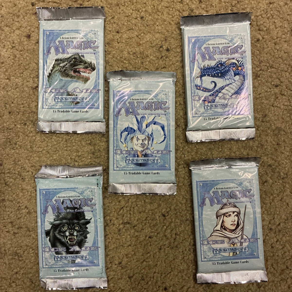 Magic: The Gathering Ice Age Sealed Collectible Card Game Packs