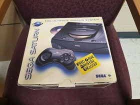 Sega Saturn Console Complete In Box CIB Smoke Free W/OEM Controller & Manual