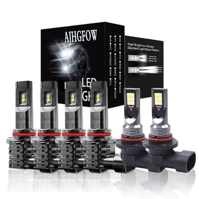 For Dodge Avenger SXT SE Sedan 2.4L 2008-2009 LED Headlight Fog Light Bulbs M4