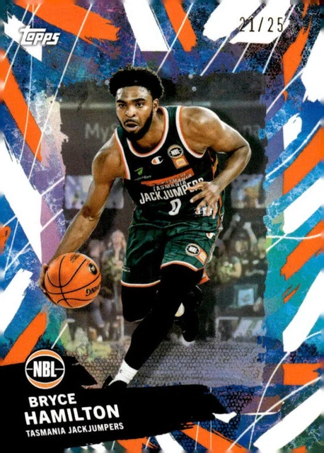 Bryce Hamilton 2025-26 Topps NBL /25 Orange #95 Basketball ID:174052