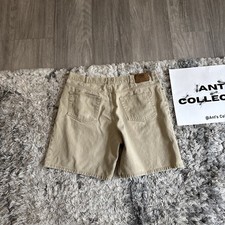 Vintage 00  s Route 66 Denim Jorts Jean Shorts Workwear Khaki Men  s Size 40 Y2K