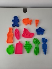 12 VTG Mattel Tuff Stuff Kids Plastic Play Toy Pretend Food POP Milk Steak