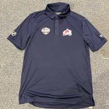 New Fanatics Colorado Avalanche 2022 Global Series Team Issued Polo Large