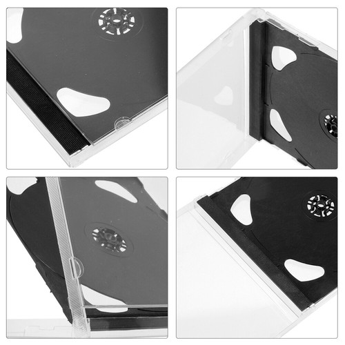 6 Pcs Plastic CD Disc Box Jewel Cases Dvd Organizers and Storage - Afbeelding 11 van 12