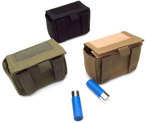 Tactical Molle 15 Round 12 Gauge Belt Shotgun Shell Ammo Pouch Waist Bag Holder - Picture 1 of 29
