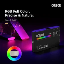 Colbor Pl8R II RGB Full Color LED Light Pocket Fill Light Photography Light APP