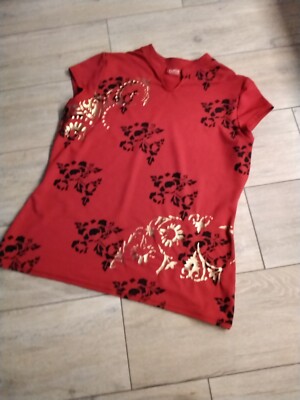 Taifun Damenshirt Asia rot 46 eher 44 NEU