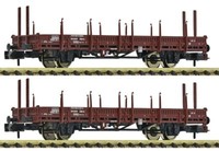 Fleischmann 6660072, 2Tlg. Set Rungenwagen, ÖBb, Neu & Ovp, N